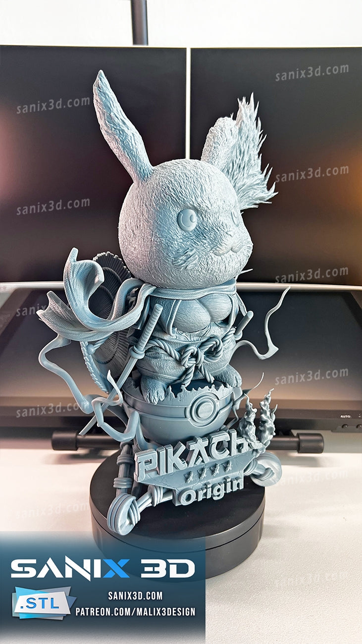 Pikachu (Pokemon) 2.5 scale (320mm) - 3D Printed Fan Art