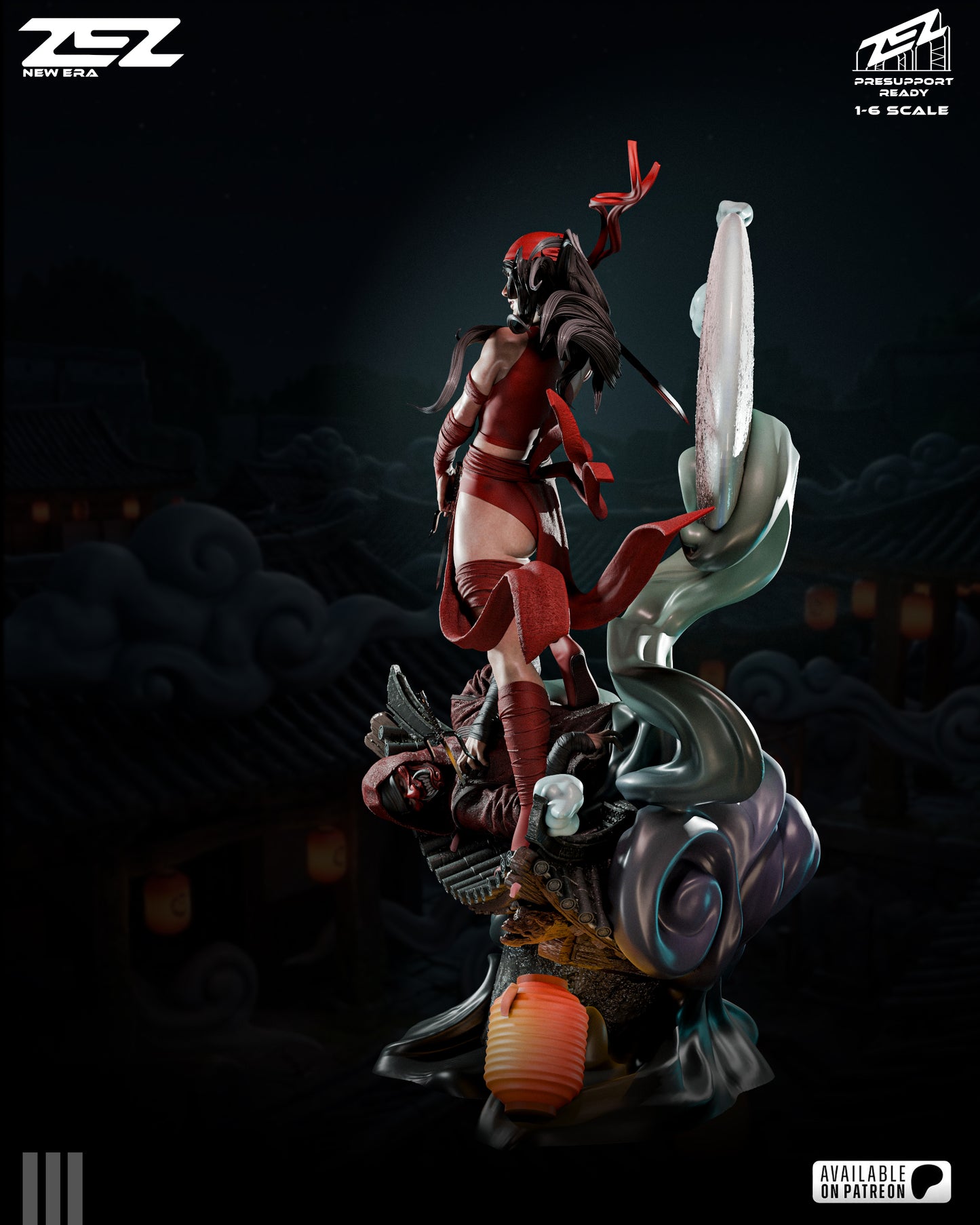 Elektra (ZEZ) - 3D Printed Fan Art Model Kit