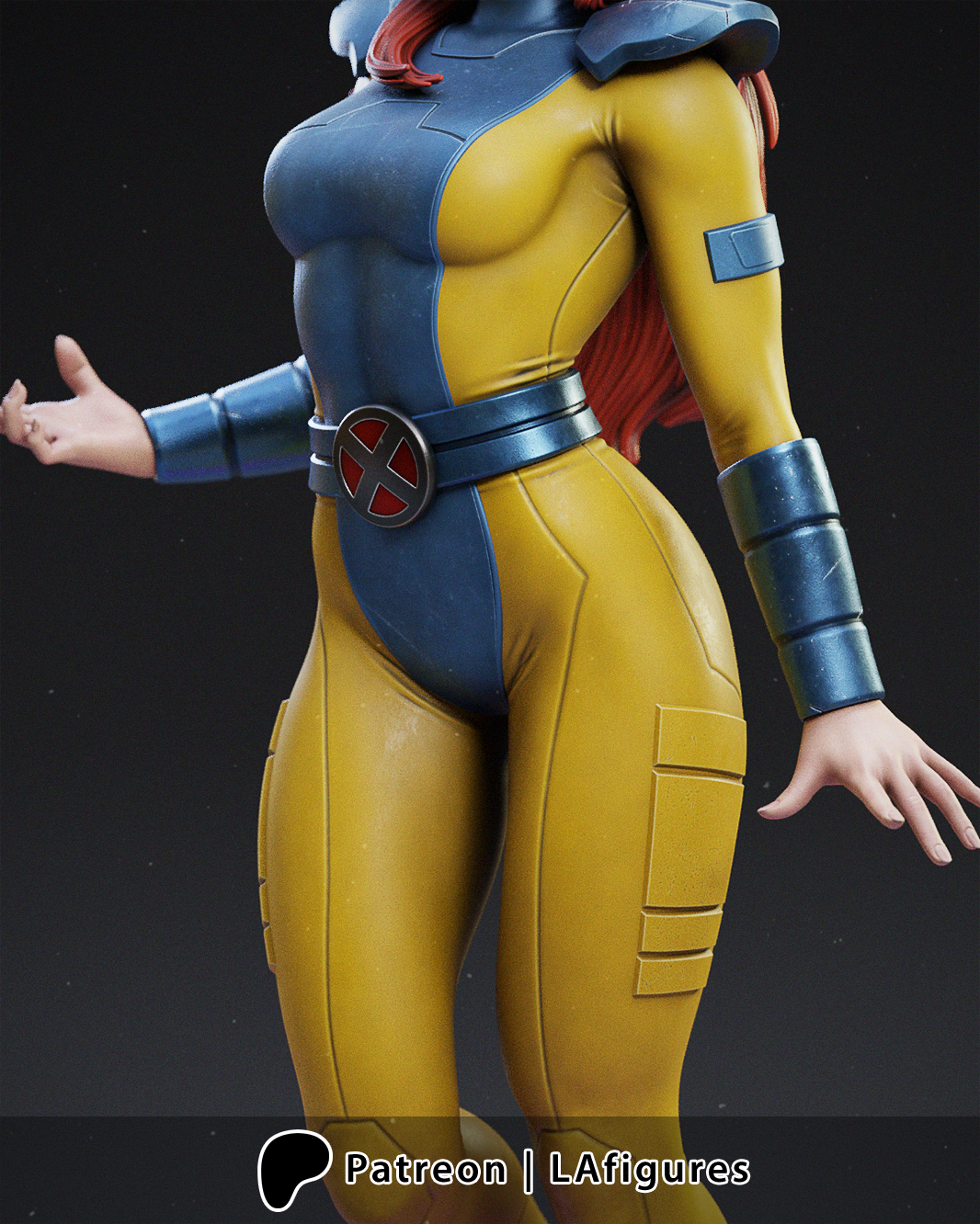 Jean Grey (X-Men) Statue - Fan Art - 10 scale (244mm) 3D Print Kit