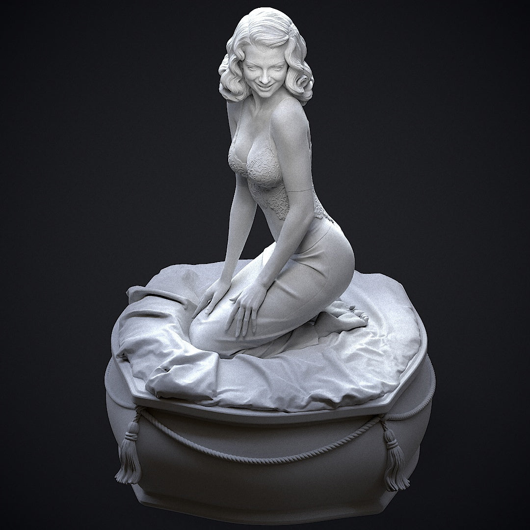 Rita Hayworth - 3D Printed Sculpture Model Kit