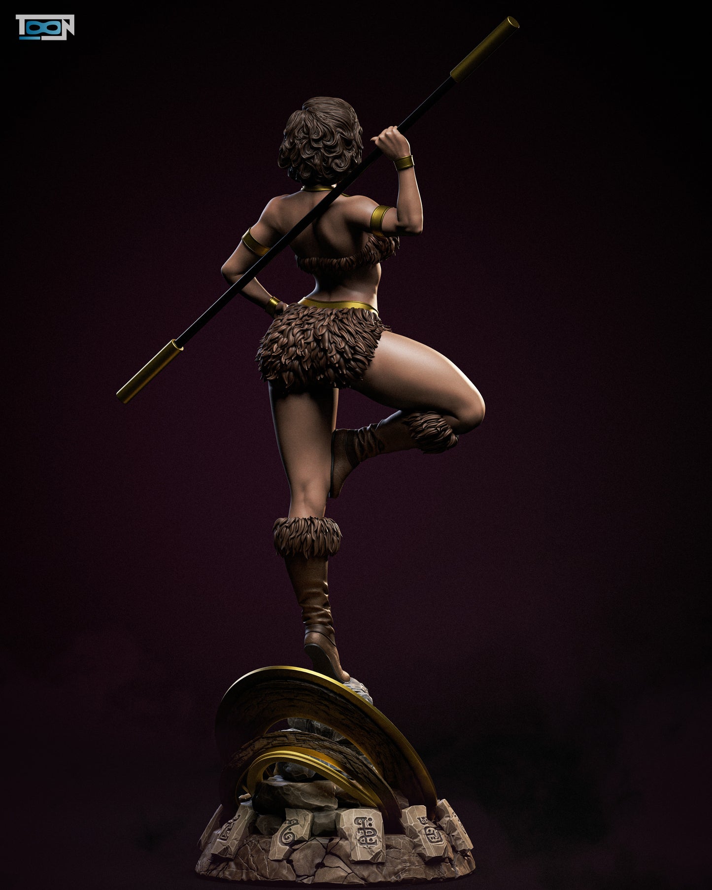 Diane - D&D 3D Printed Statue Model Kit - 6 Scale