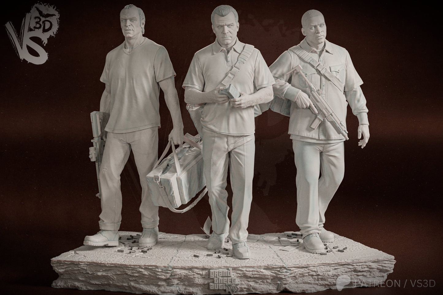 GTA V (Diorama) - Fan Art - 3D Print Kit