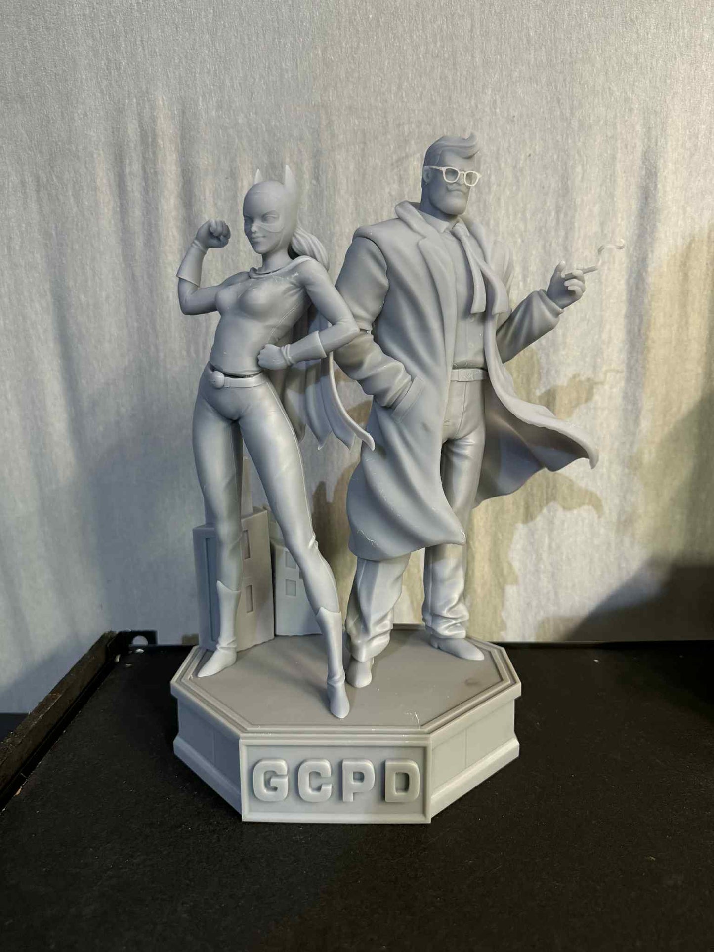 Jim and Barb (TAS) - Sculpt - 3d Printed Model Kit