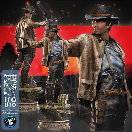 Arthur Morgan (Red Dead II) - 3D Model Kit - 10 and 6 Scale