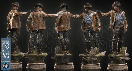 Arthur Morgan (Red Dead II) - 3D Model Kit - 10 and 6 Scale