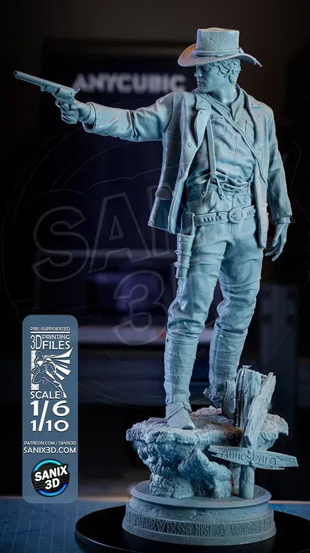 Arthur Morgan (Red Dead II) - 3D Model Kit - 10 and 6 Scale