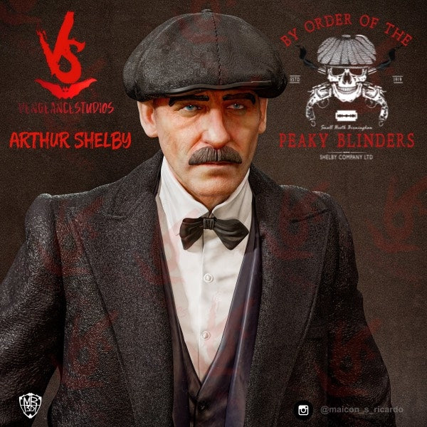 Arthur Shelby (Fan Art) Peaky Blinders - 6th or 10th scale - 3D Print Kit
