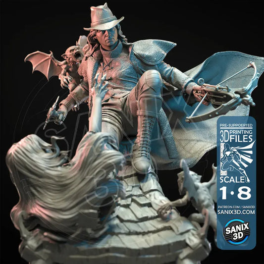 Van Helsing- 3D Printed Statue 8 Scale
