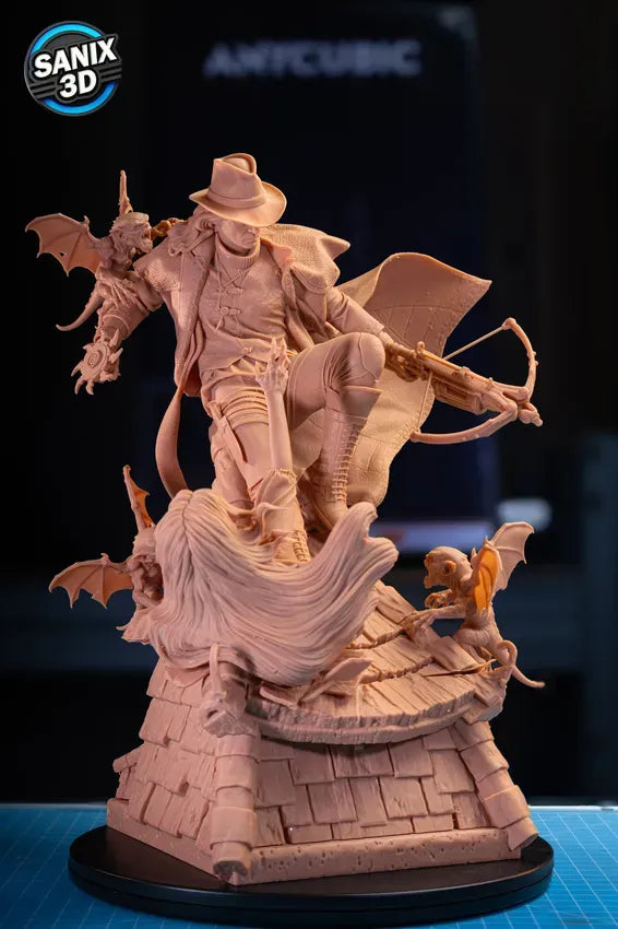 Van Helsing- 3D Printed Statue 8 Scale