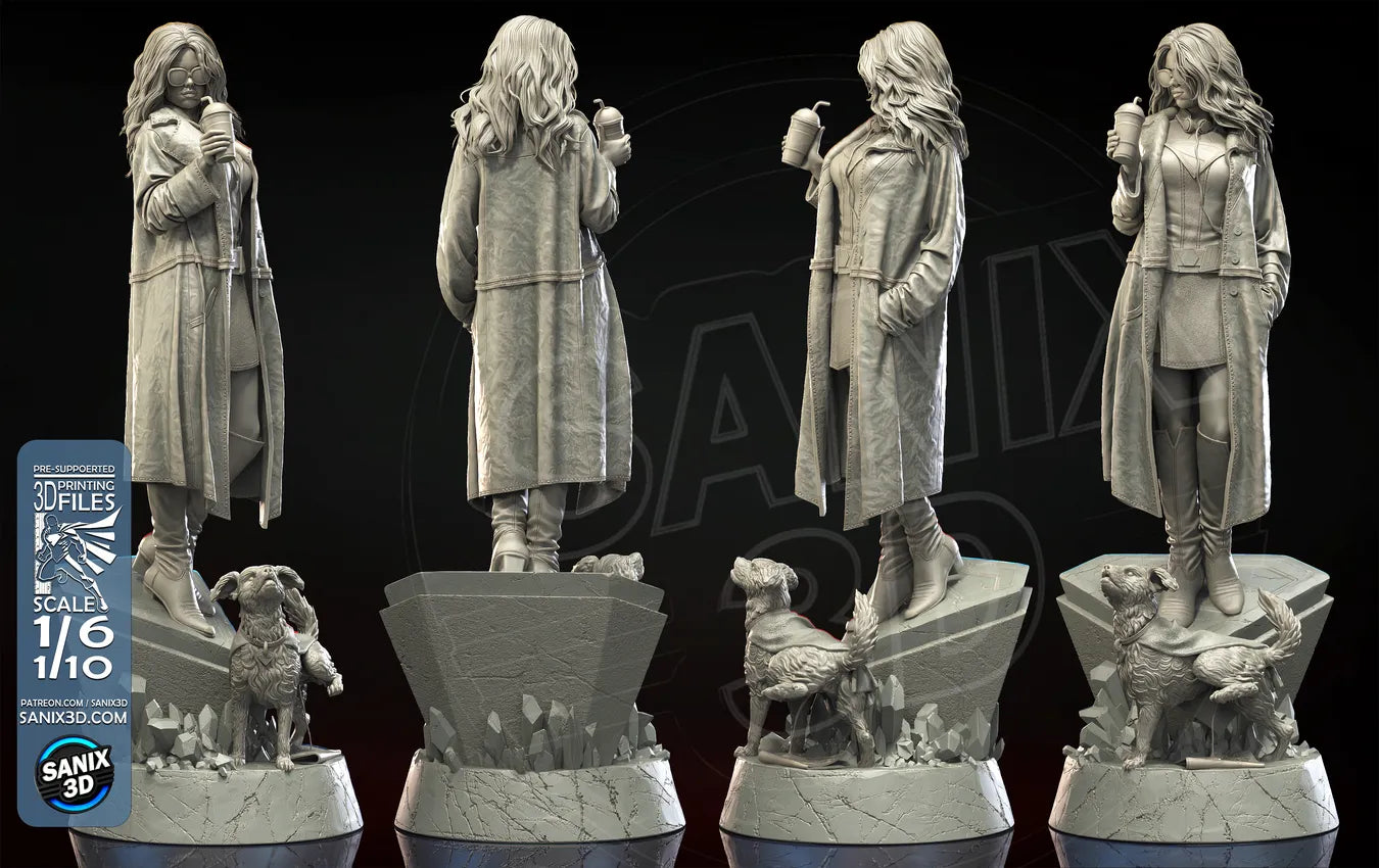Supergirl - 3D Printed Model Kit - 10 Scale & 6 Scale