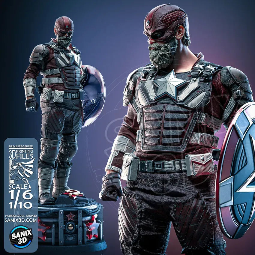 Red Guardian - 3D Printed Model Kit - 6 and 10 Scale