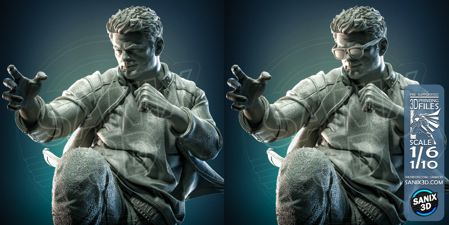 Johnny Cage (Mortal Kombat - 3D Printed) Fan Art