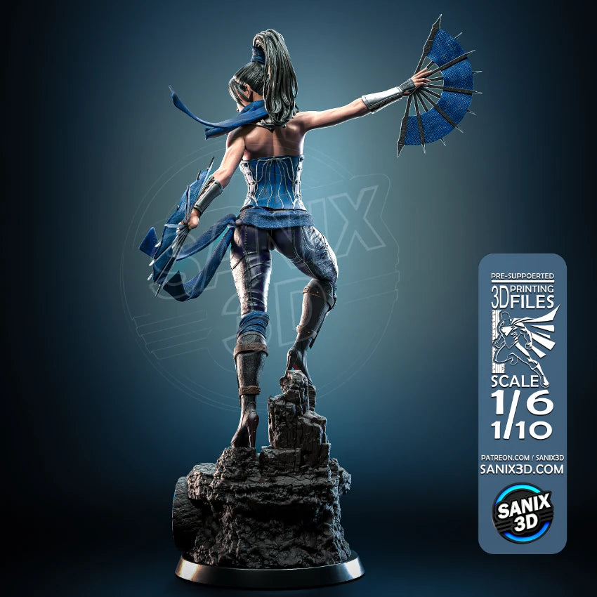 Kitana (Mortal Kombat) - 3D Printed Fan Art