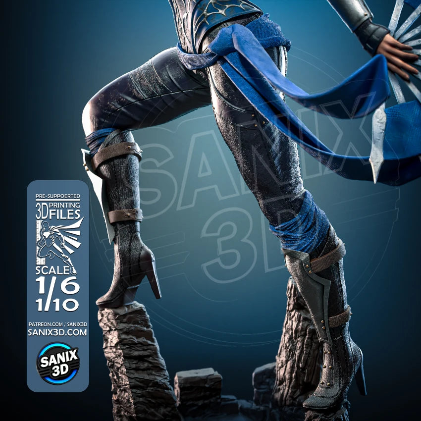 Kitana (Mortal Kombat) - 3D Printed Fan Art