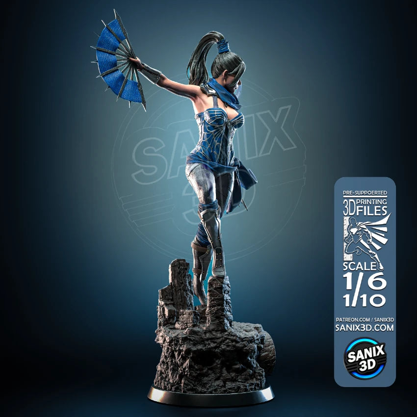 Kitana (Mortal Kombat) - 3D Printed Fan Art