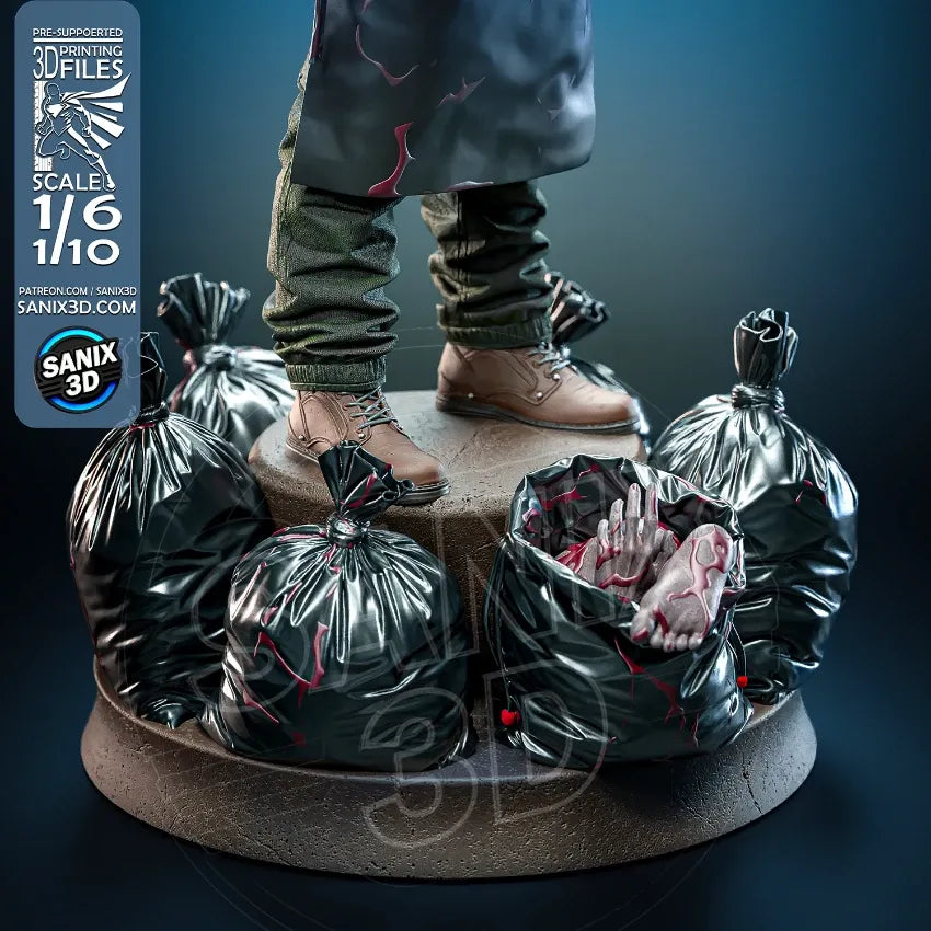 Dexter - 3D Model Kit Statue - 10 and 6 Scale
