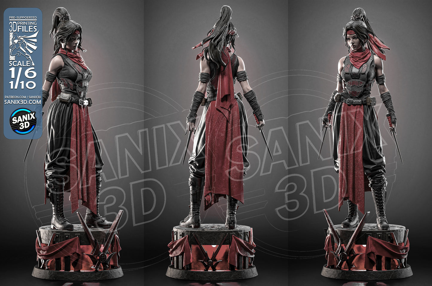 Devil & Assassin - Shadowbound - 3D print 10 & 6 scale