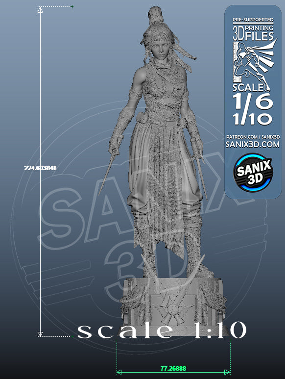 Devil & Assassin - Shadowbound - 3D print 10 & 6 scale