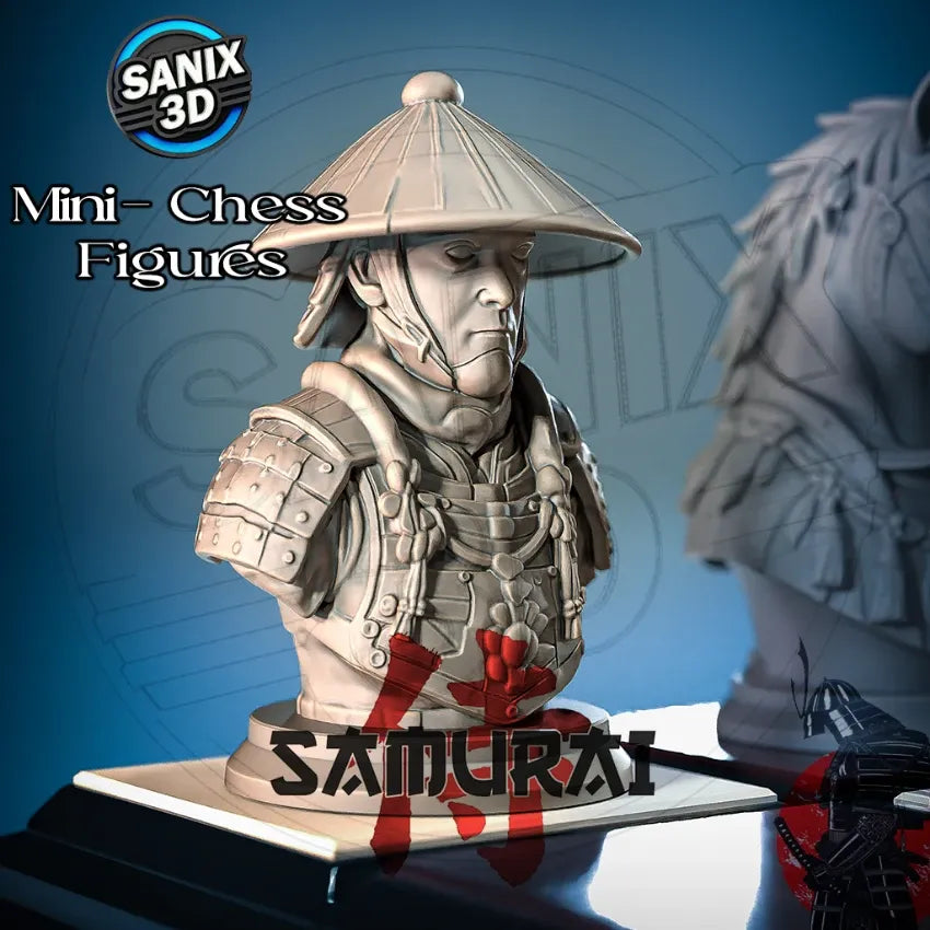 SAMURAI CHESS SET - 3D Printed Resin Set