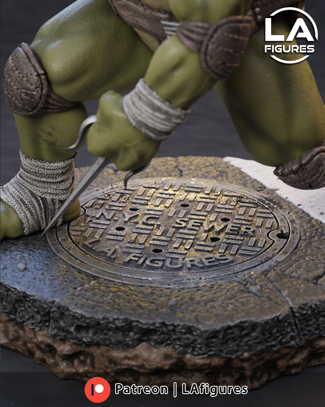 Raphael (TMNT) Statue - Fan Art 10 Scale (164mm) 3D Print Kit