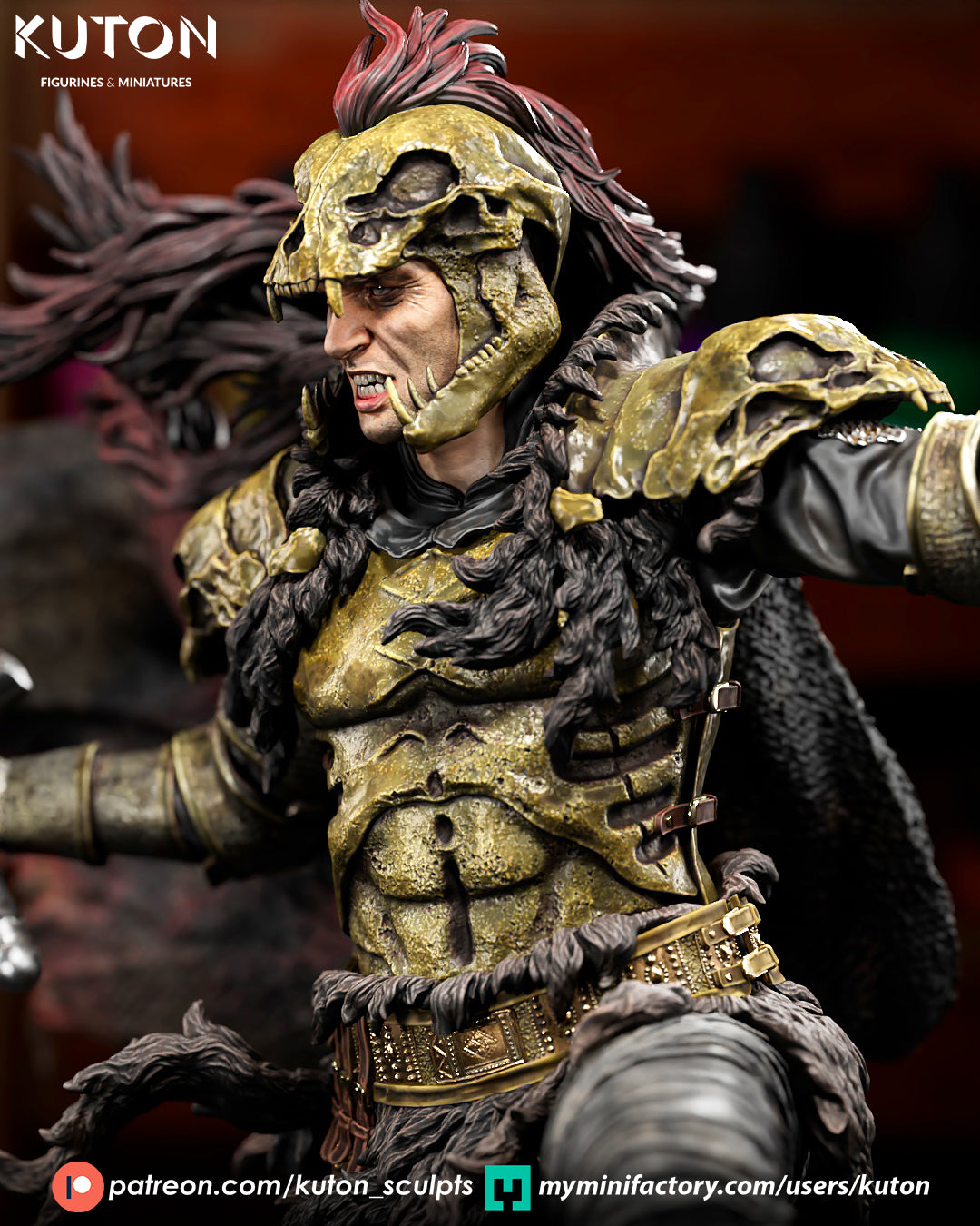 Kurgan (Highlander) - 3D Printed Model Kit - 1:10 Scale