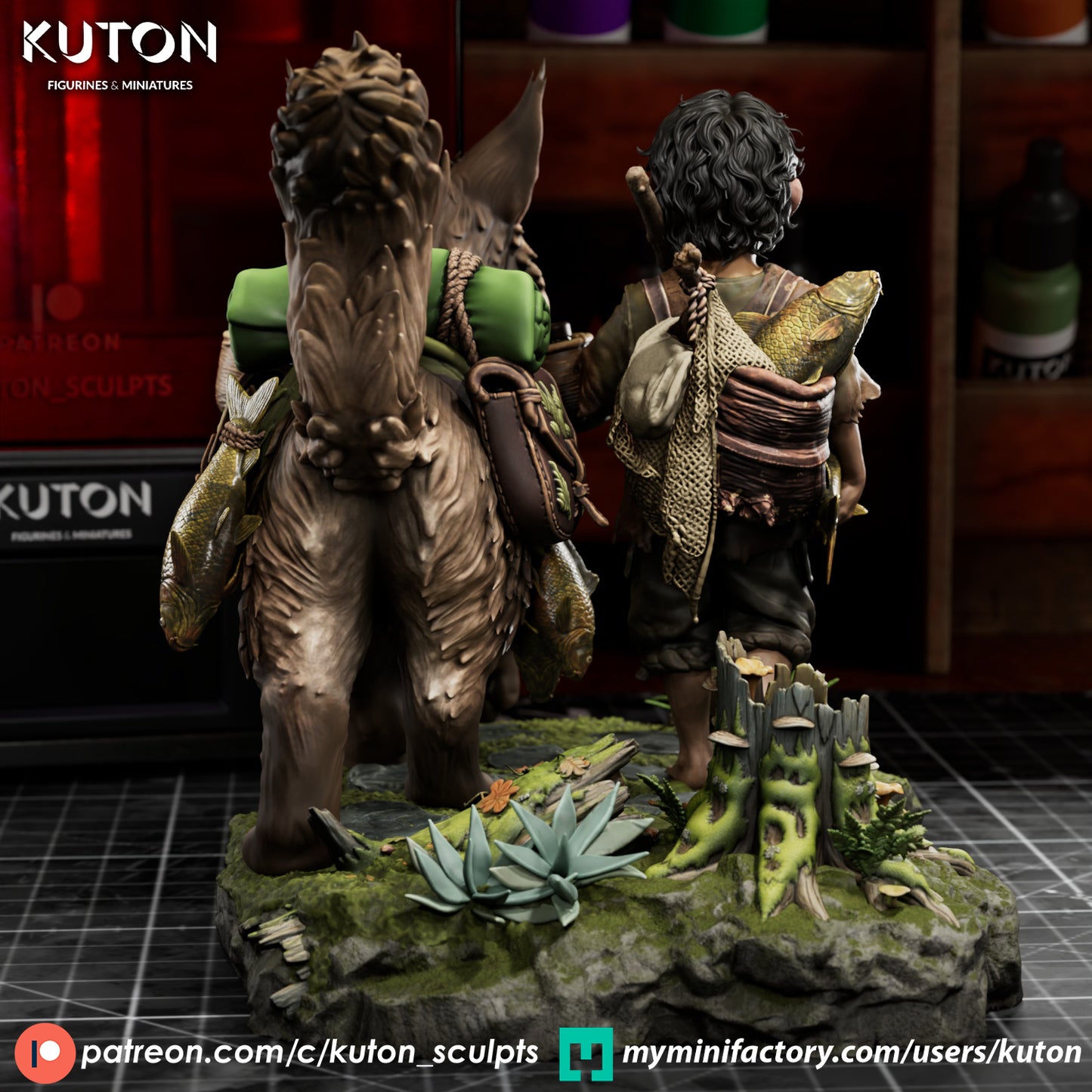 Wayferers 3D Printed Statue - Miniature and 10 Scale available