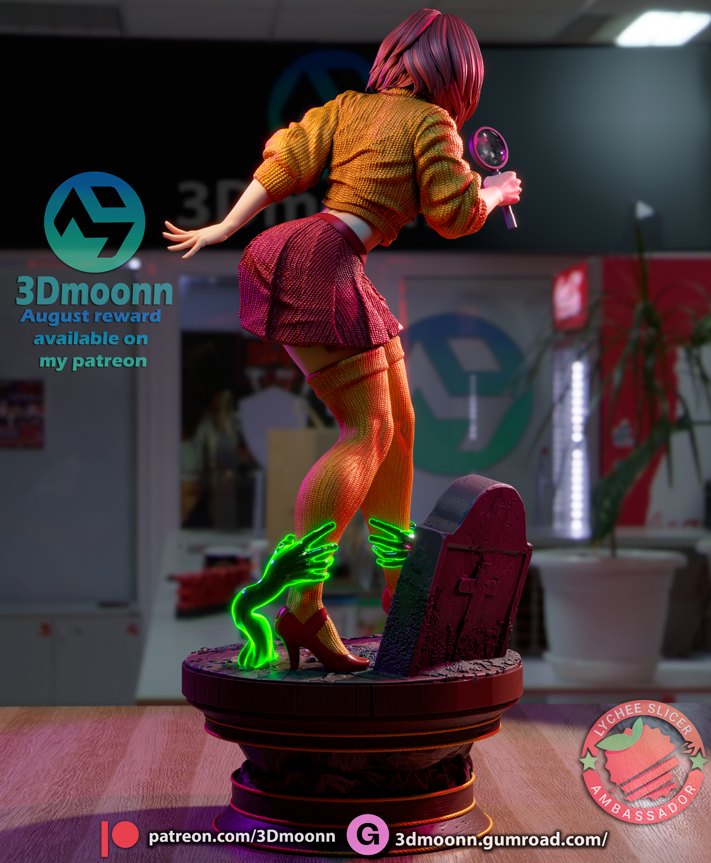Velma (Scooby-Doo) - 3d Printed 1:6 model kit (Fan Art)