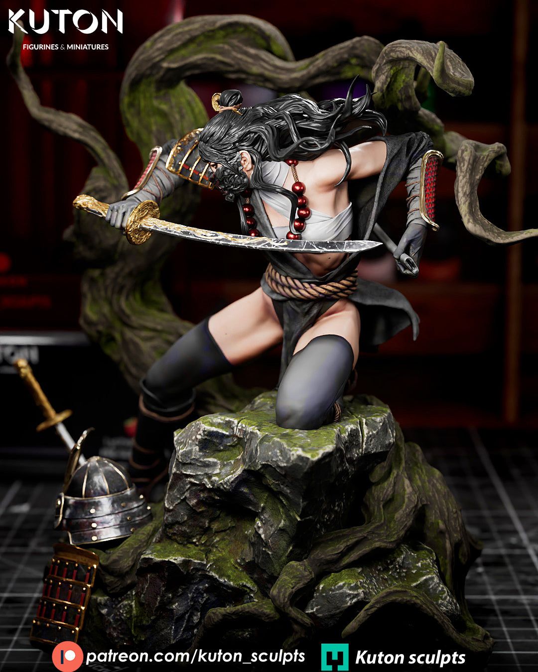 Kurohana - 3D Printed Model Kit - 1:10 Scale