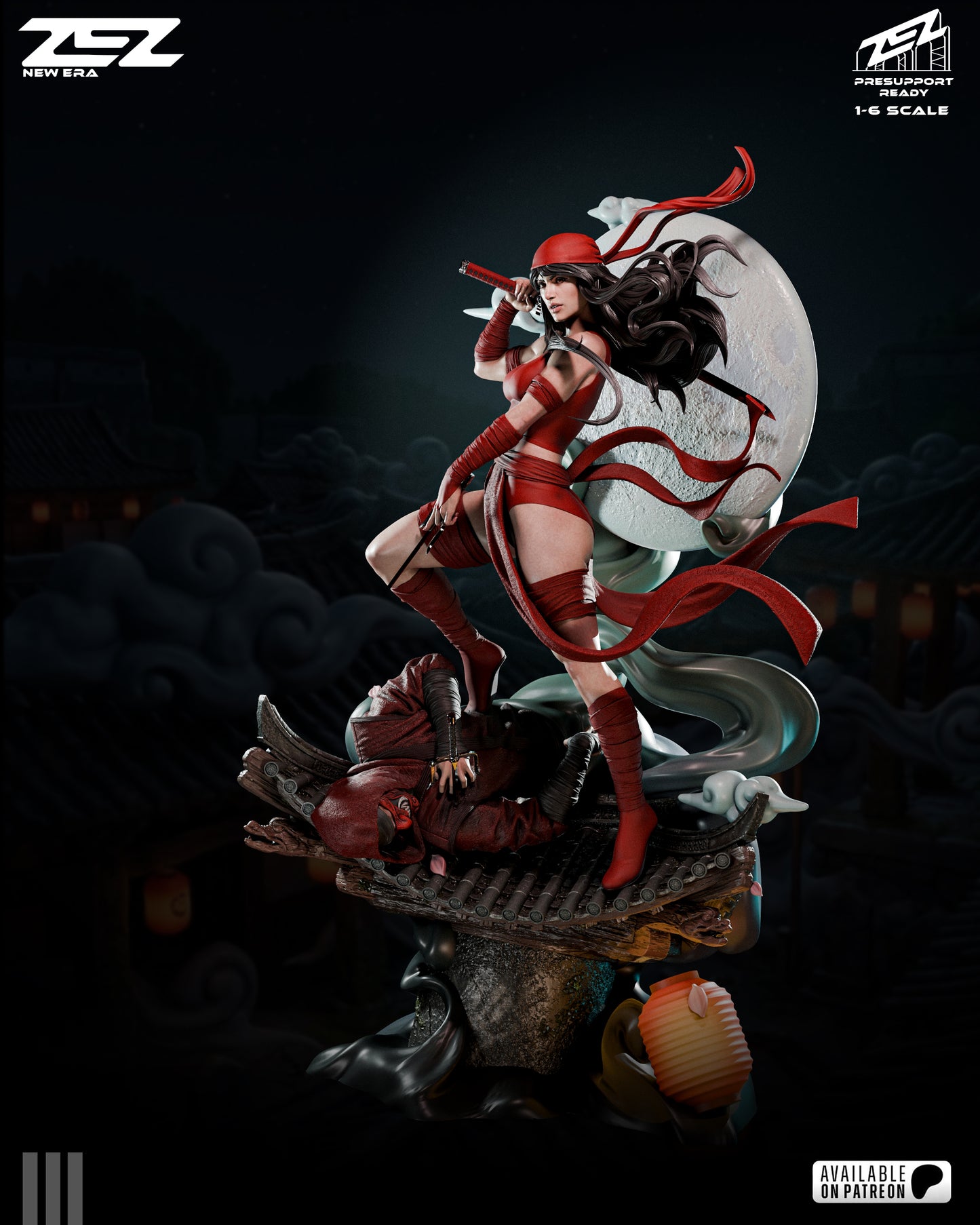 Elektra (ZEZ) - 3D Printed Fan Art Model Kit
