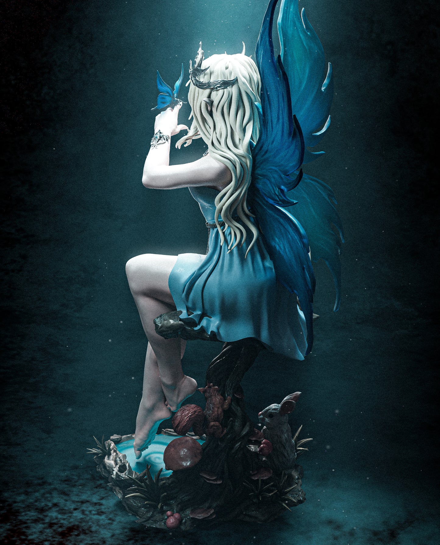 Divine Fairy 3d Printed Model Statue Kit - 9 and 6 scale