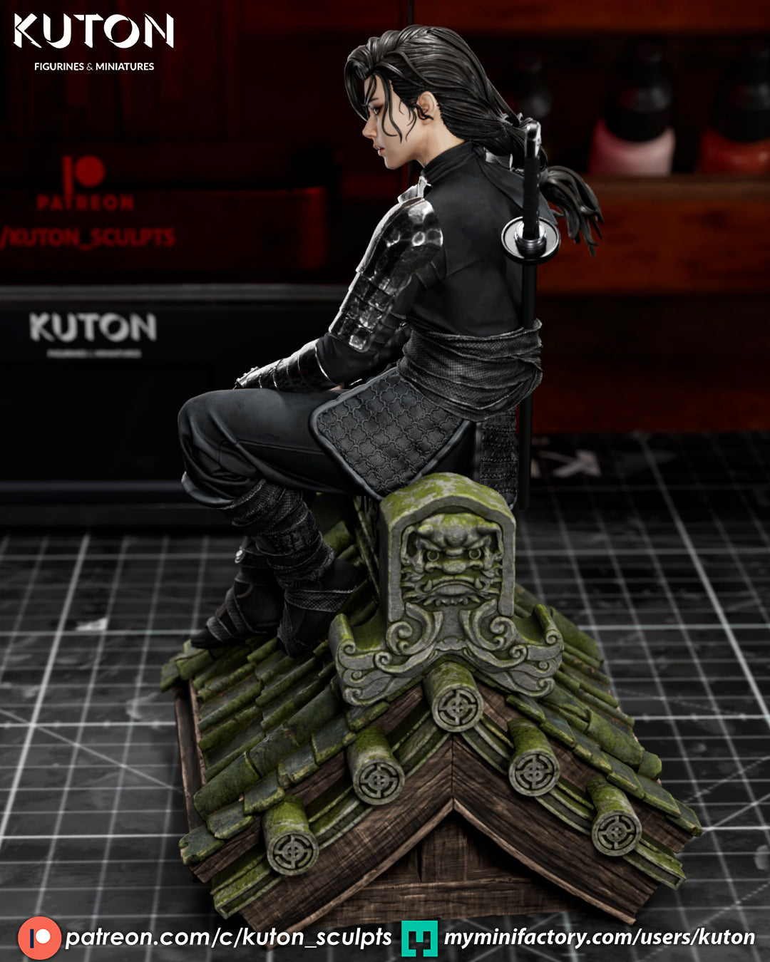 Shiori (Kuton Original) - 3D Printed Model Kit - 1:10 Scale