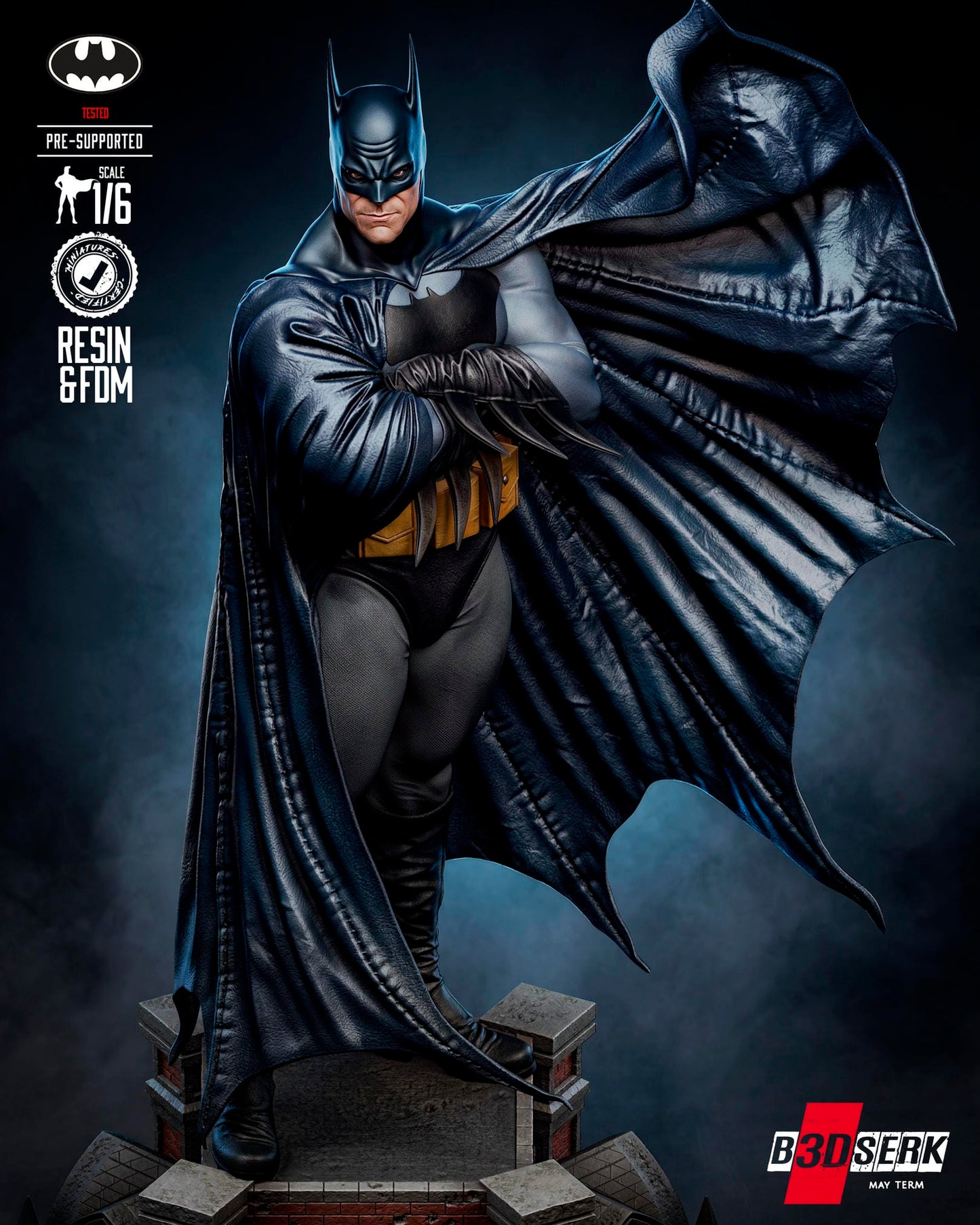Batman Kingdom Come (Sculpt) 3D Model Kit - 12 or 6 scale (Fan Art)