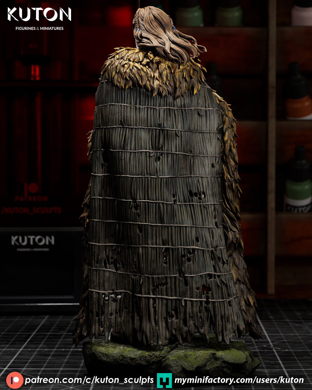 Connor MacLeod (Highlander) - 3D Printed Model Kit - 1:10 Scale