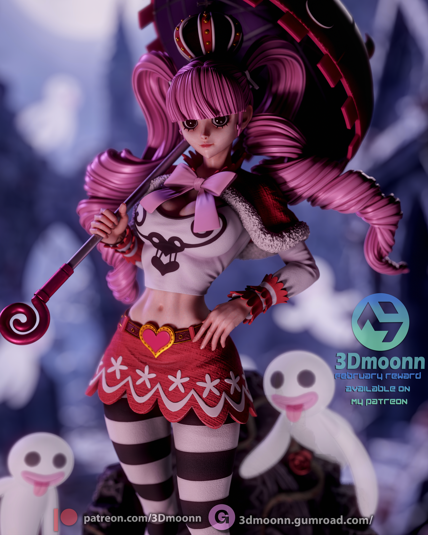 Perona (One Piece) - 1:6 model kit (Fan Art)