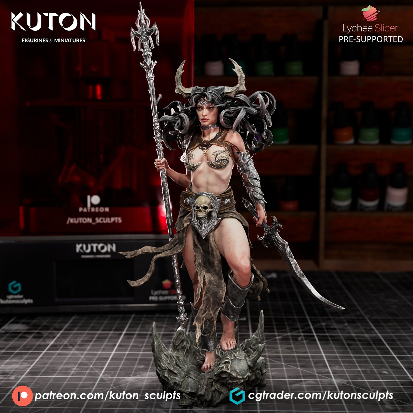 Vexoria - 3D Printed Model Kit - 1:10 Scale