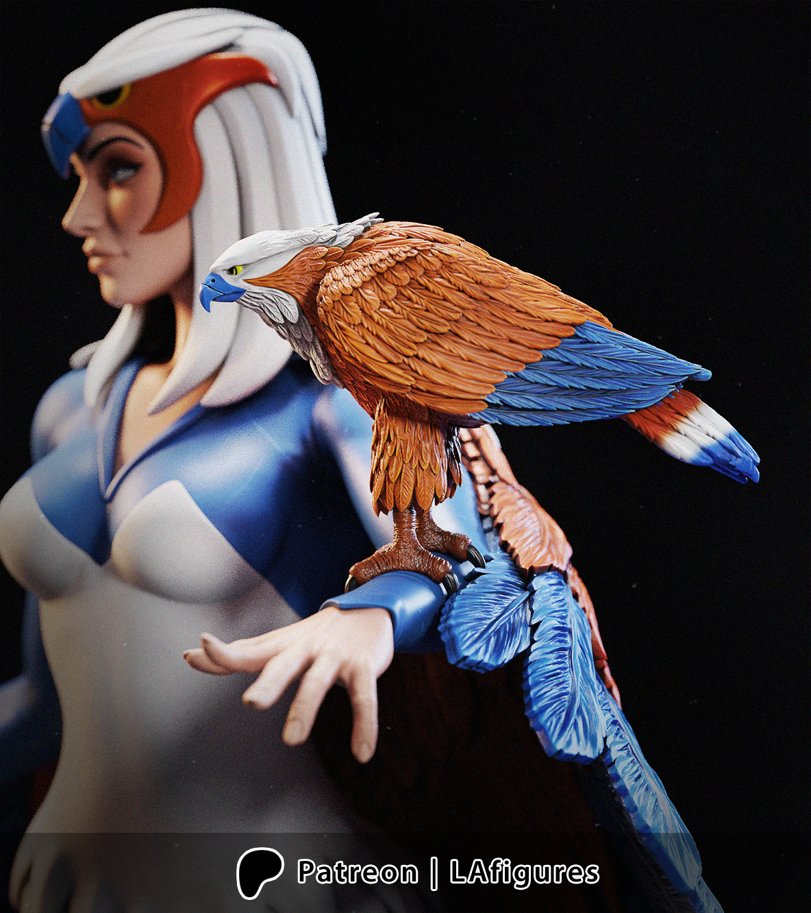 Sorceress Statue - 1:10 - 3D Print Fan Art Model Kit