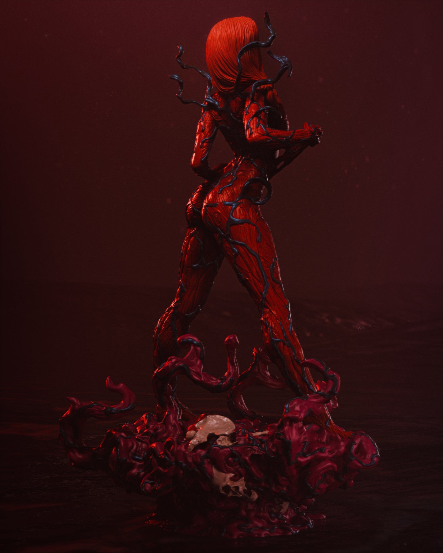 Mary Jane (Carnage) - 3D Printed Model Kit - 1:6 scale (Fan Art)