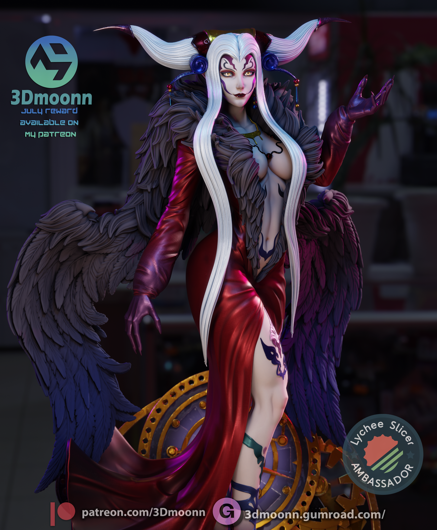 Ultimecia (Final Fantasy) - 3d Printed 1:6 model kit (Fan Art)