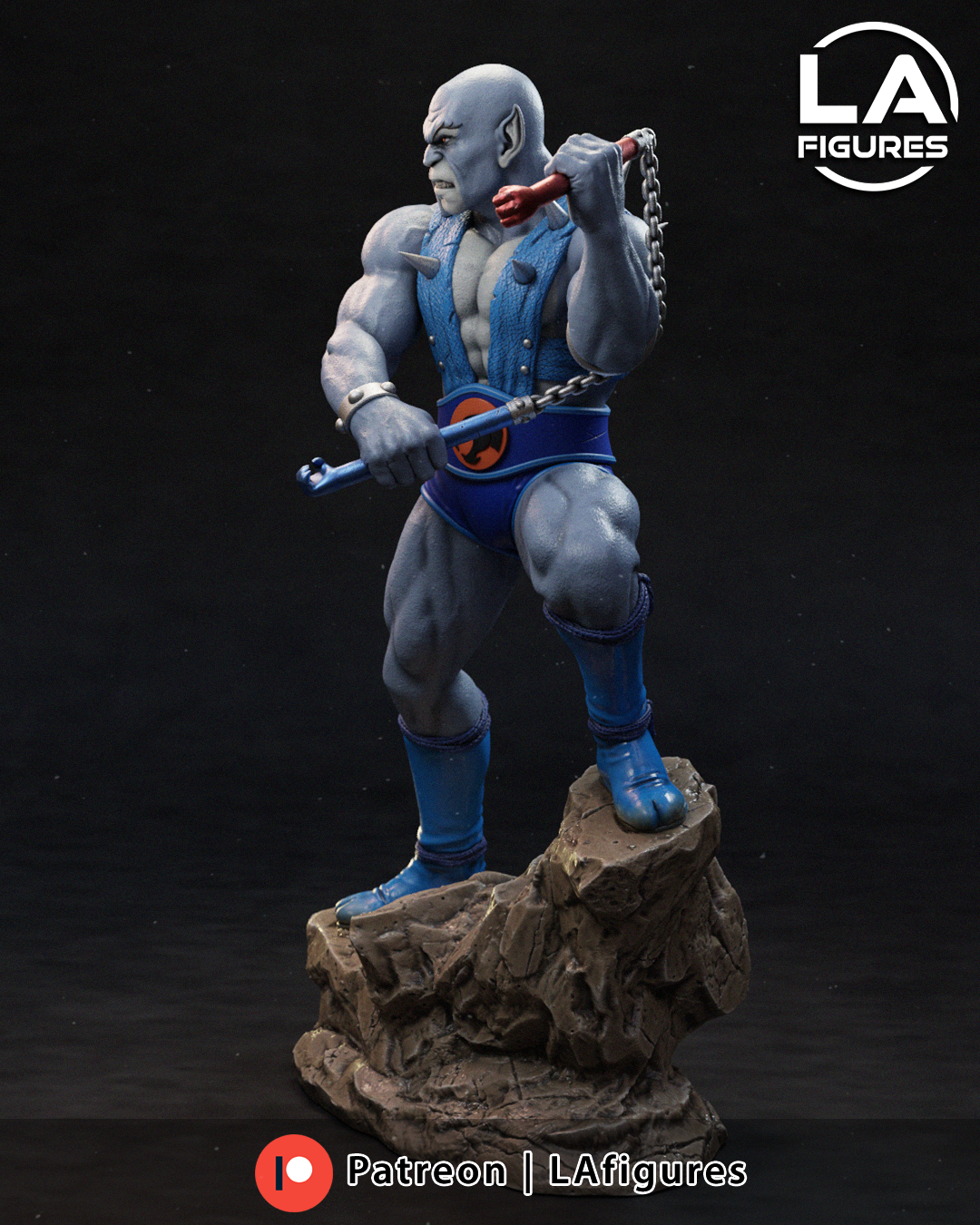 Panthero (Thundercats) Statue - 209mm - 3D Print Fan Art