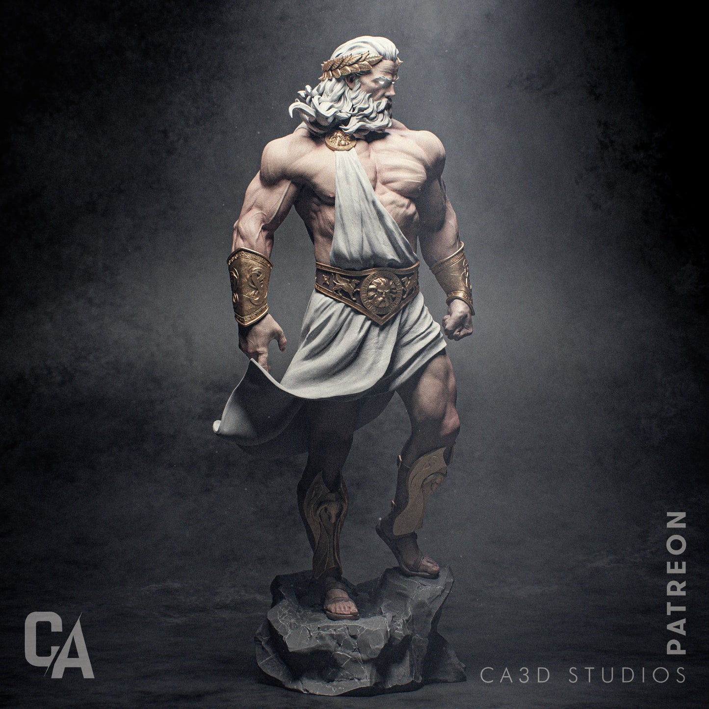 Zeus - 3D Print Statue