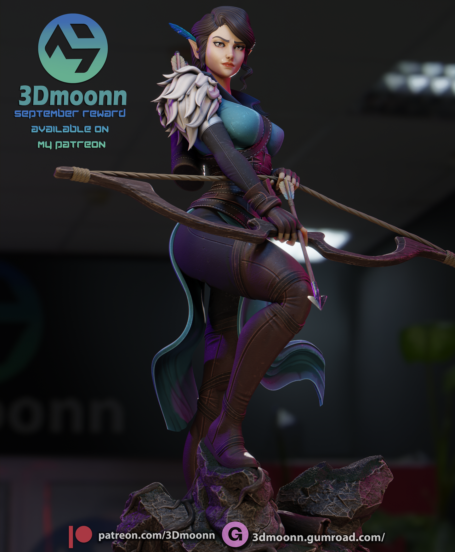 Vex (Vox Machina)- 3d Printed 1:6 model kit