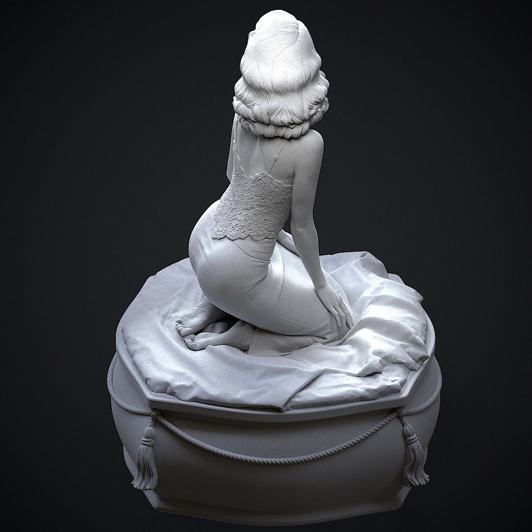 Rita Hayworth - 3D Printed Sculpture Model Kit