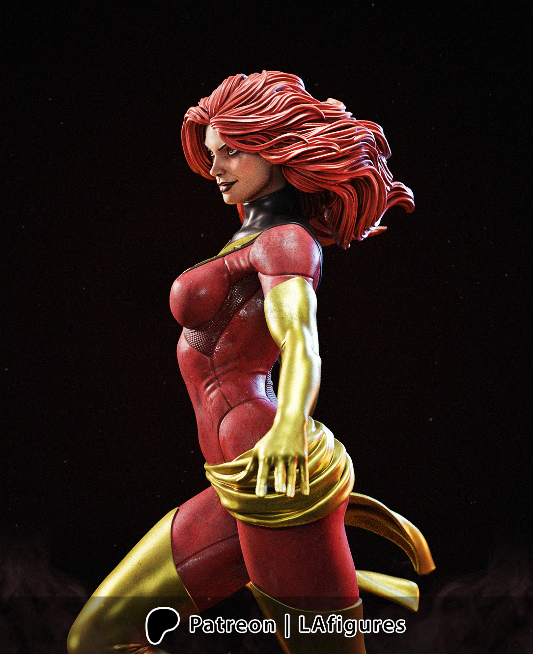 Phoenix (X-Men) Statue - Fan Art - Various scales - 3D Print Kit
