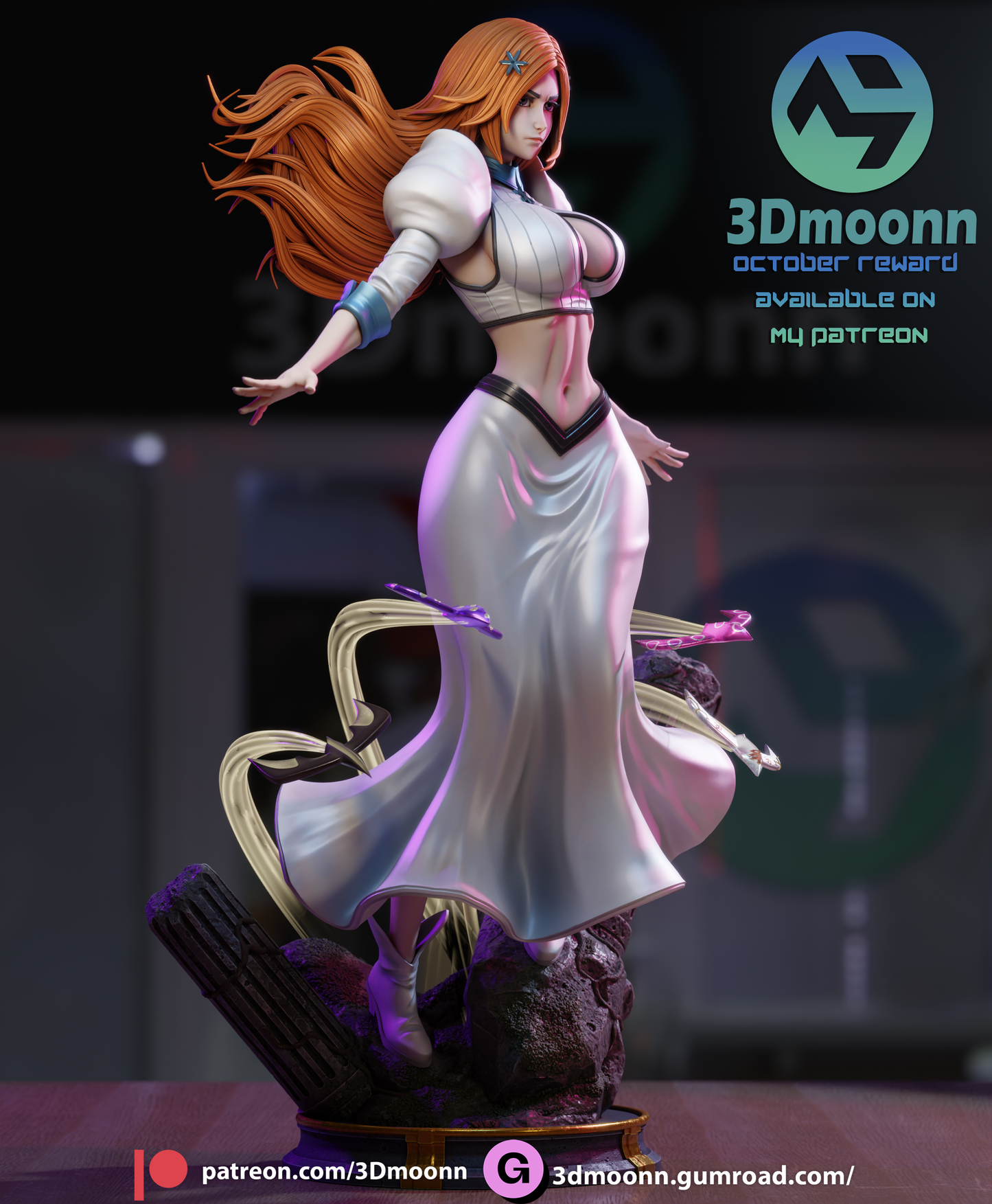 Orihime Inoue (Bleach) - 3d Printed 1:6 model kit