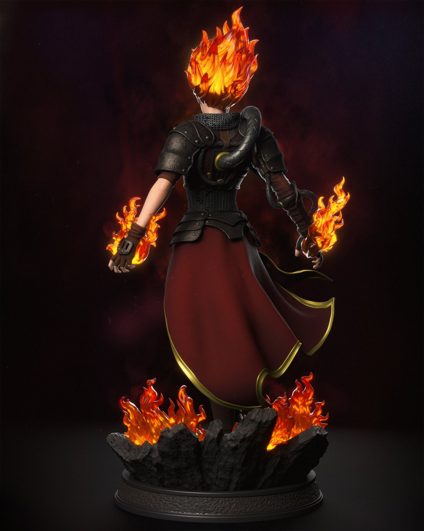 Chandra - 9 and 6 Scale 3D Printed Statue Model Kit
