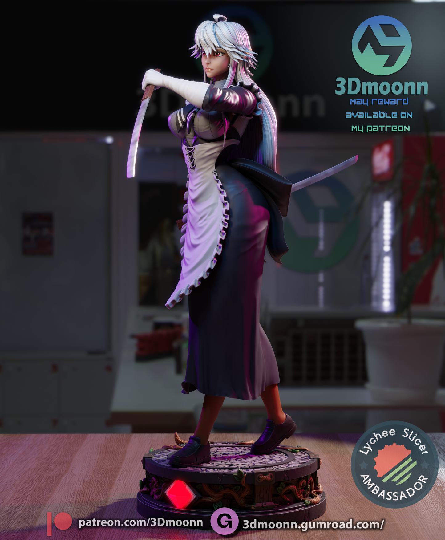 Reanette Elfelt (Ossan Newbie Adventurer) - 3d Printed 1:6 model kit