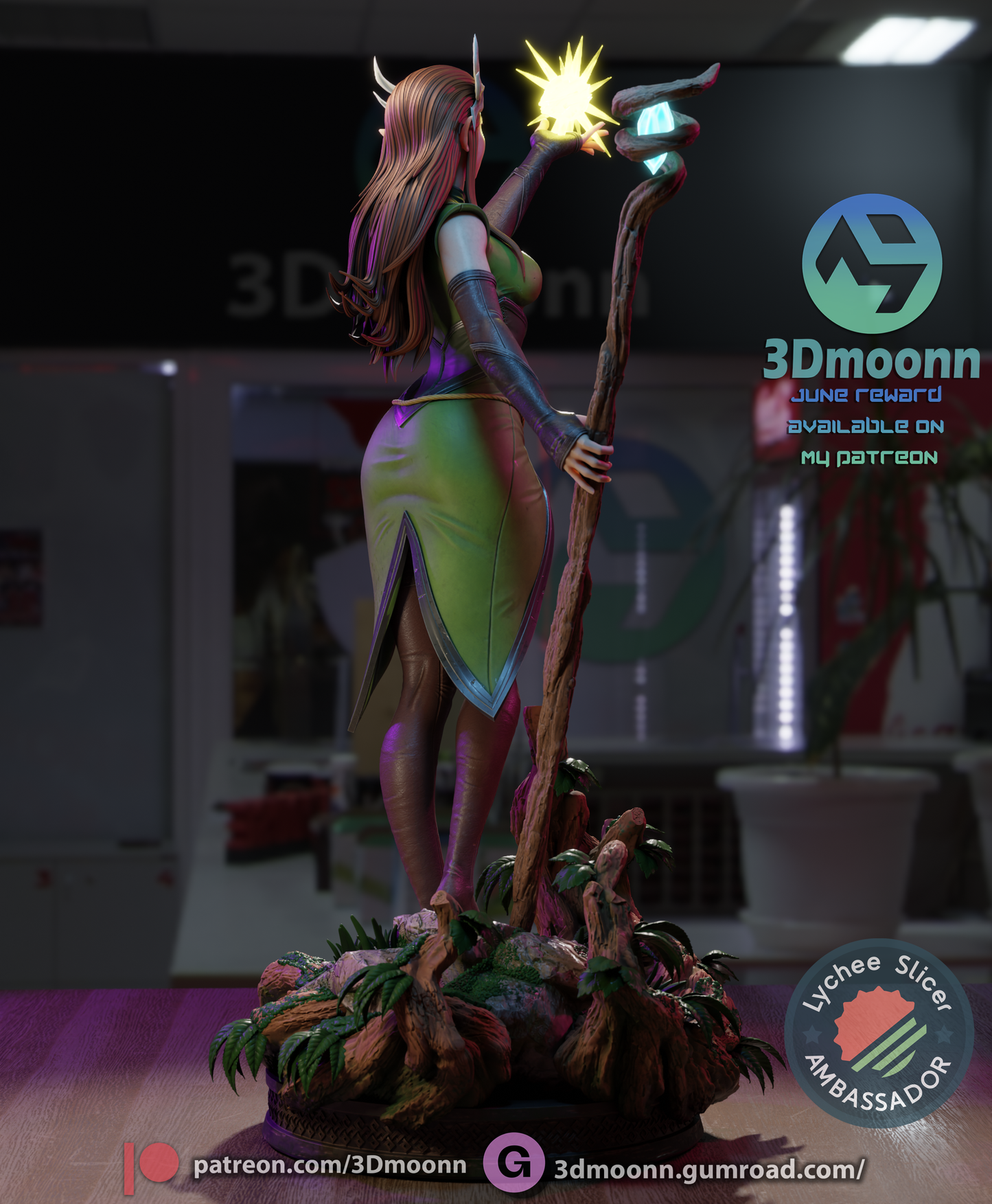 Kayleth (Vox Machina) - 3d Printed 1:6 model kit (Fan Art)