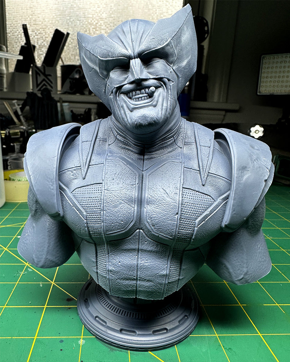 Wolverine (X-Men) Bust - 218mm to 109mm 3D Print (Fan Art)