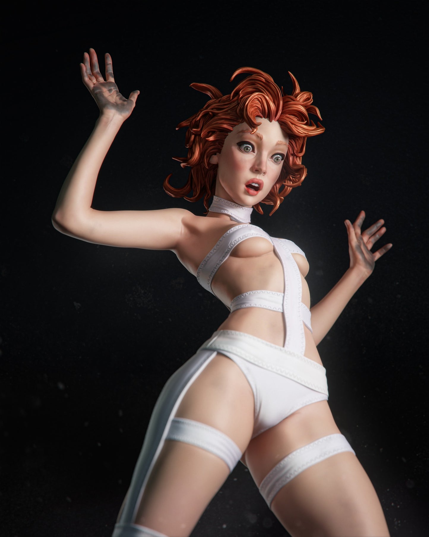 Leeloo - 3D Printed Model Statue - 9 Scale and 6 Scale