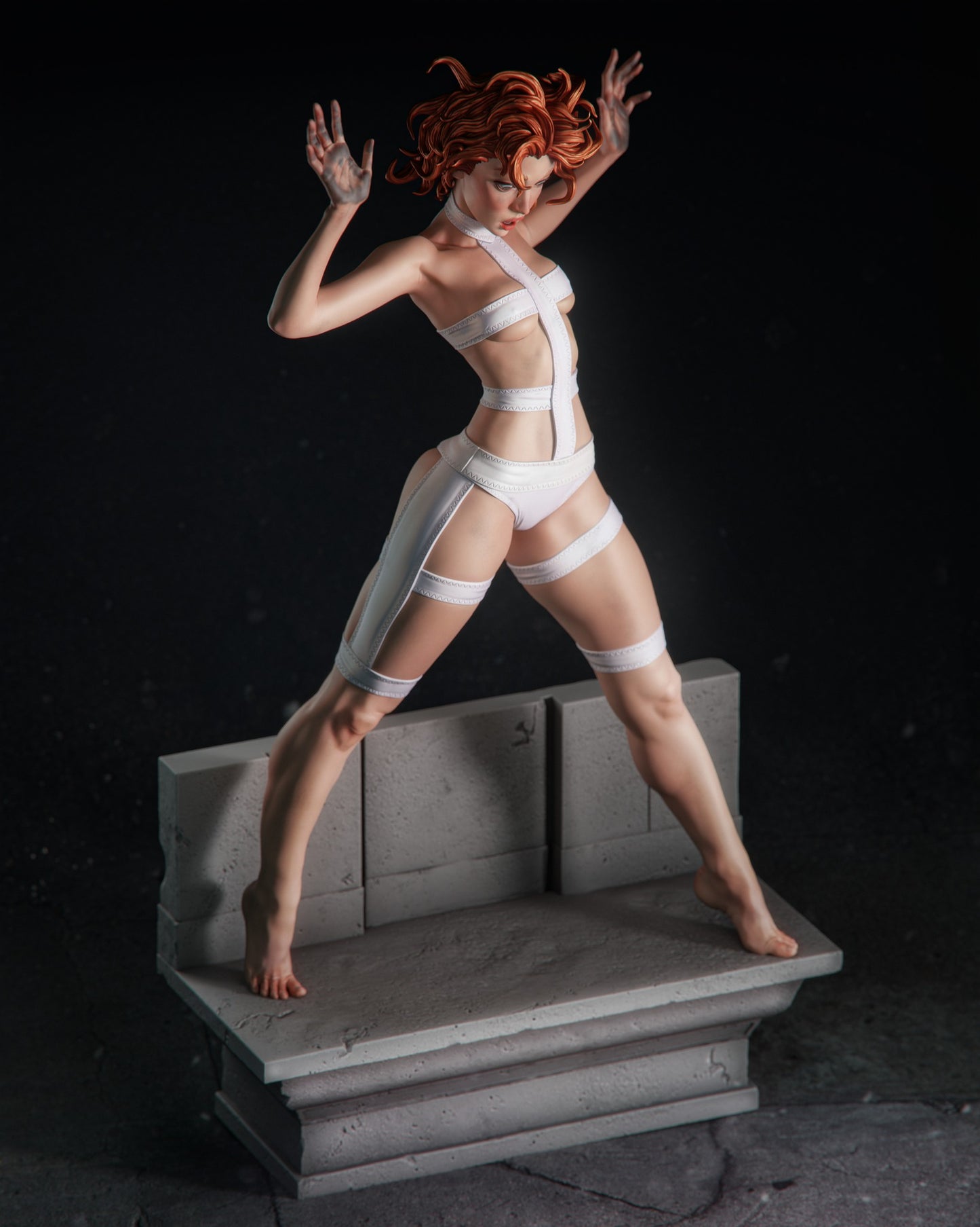 Leeloo - 3D Printed Model Statue - 9 Scale and 6 Scale